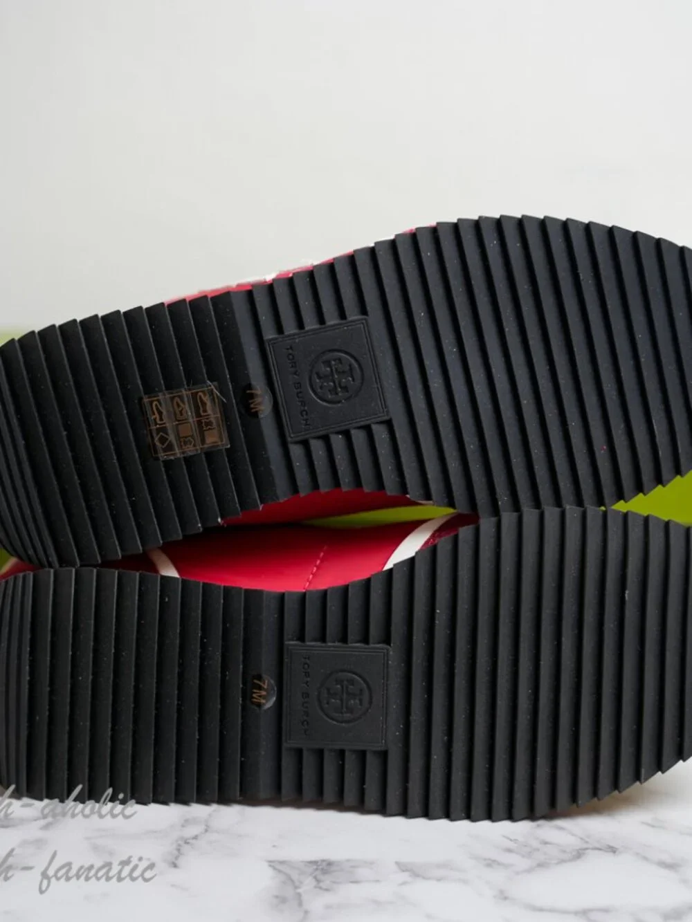 Tory Burch T-Logo Nylon Suede Vintage Sneaker 2.0 in Tory Red / White NIB